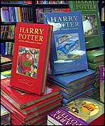 Stapel von Harry Potter Bchern - Hoffnung fr die Buchbranche