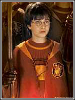 Der Film-Harry in Quidditch-Robe